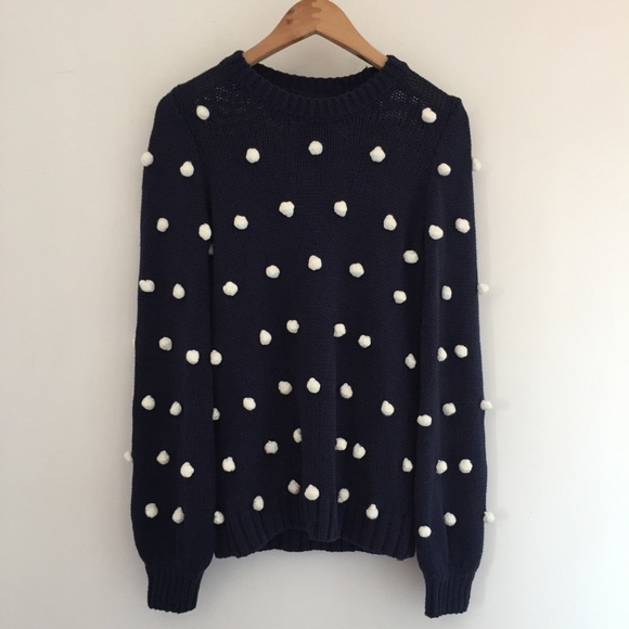 Forever 21 Pom Pom Sweater Sz M - Picture 3 of 8